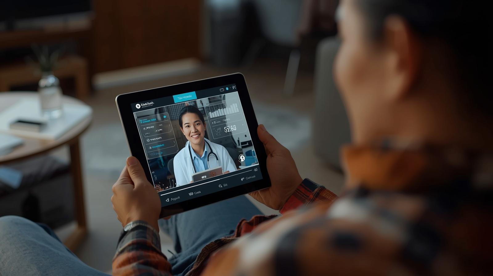 Virtual health consultation in a rural community